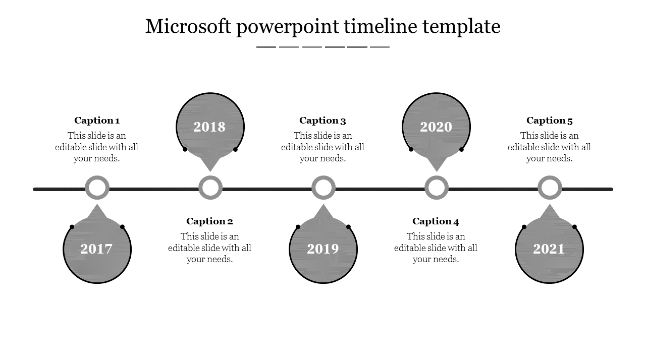 microsoft powerpoint timeline template-Gray
